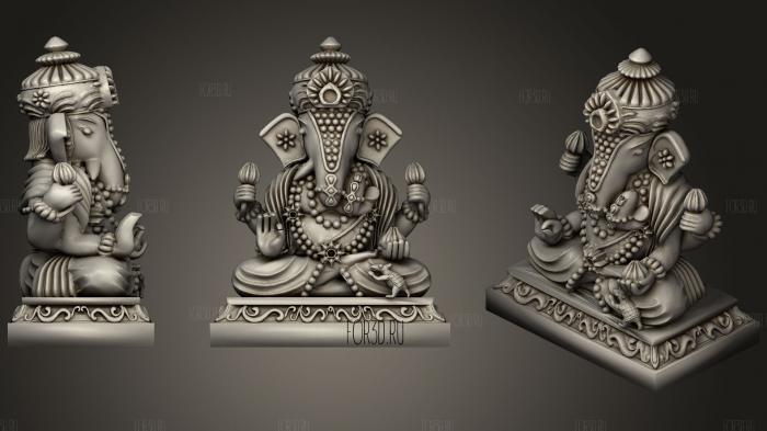 Ganesha (4) stl model for CNC